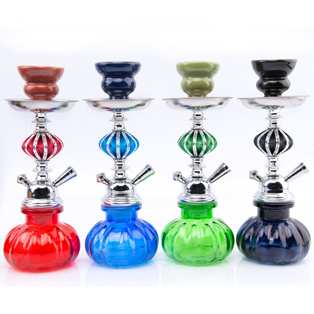 wholesale Customized Deluxe Small single tube Glass Chicha Shisha ...